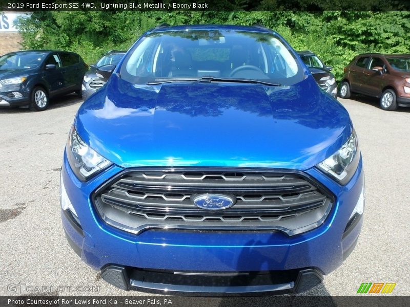 Lightning Blue Metallic / Ebony Black 2019 Ford EcoSport SES 4WD