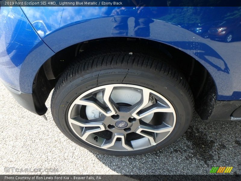 Lightning Blue Metallic / Ebony Black 2019 Ford EcoSport SES 4WD