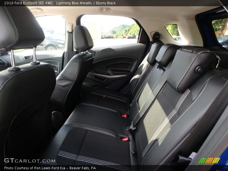Lightning Blue Metallic / Ebony Black 2019 Ford EcoSport SES 4WD
