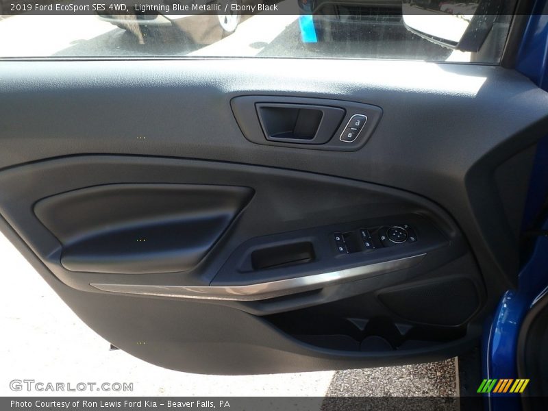 Lightning Blue Metallic / Ebony Black 2019 Ford EcoSport SES 4WD
