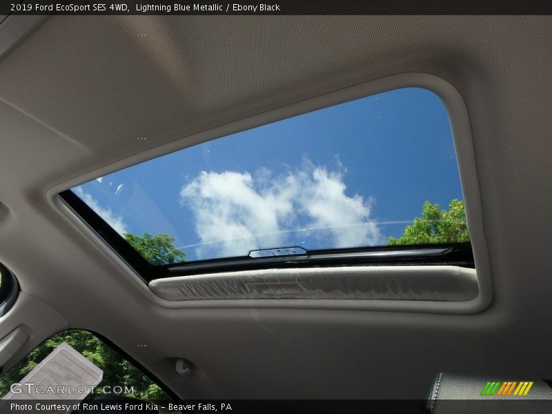 Lightning Blue Metallic / Ebony Black 2019 Ford EcoSport SES 4WD