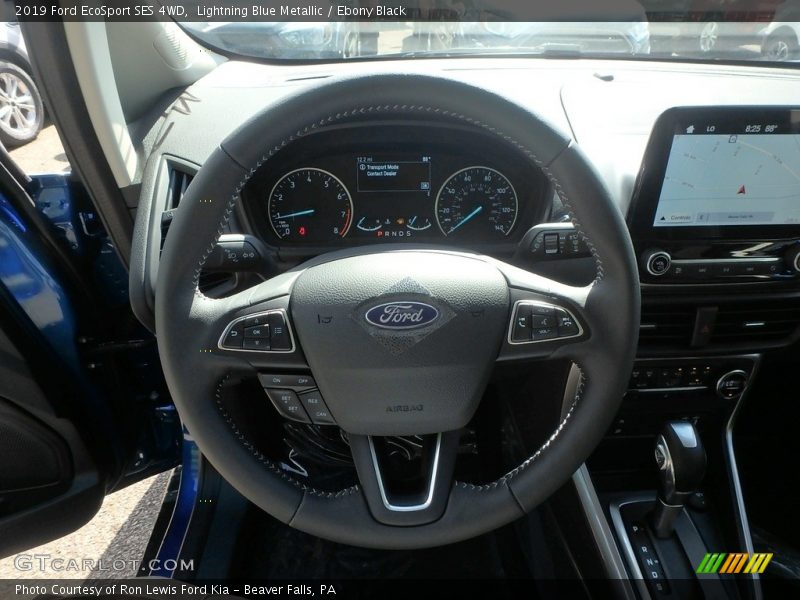 Lightning Blue Metallic / Ebony Black 2019 Ford EcoSport SES 4WD