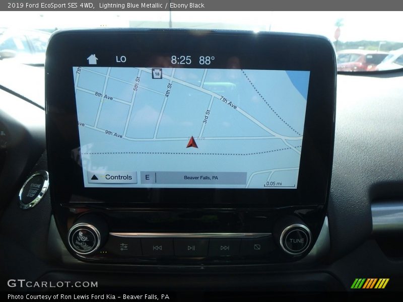 Navigation of 2019 EcoSport SES 4WD