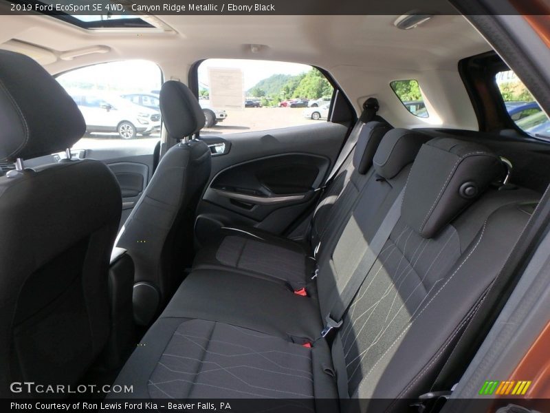 Canyon Ridge Metallic / Ebony Black 2019 Ford EcoSport SE 4WD