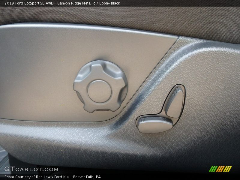 Canyon Ridge Metallic / Ebony Black 2019 Ford EcoSport SE 4WD