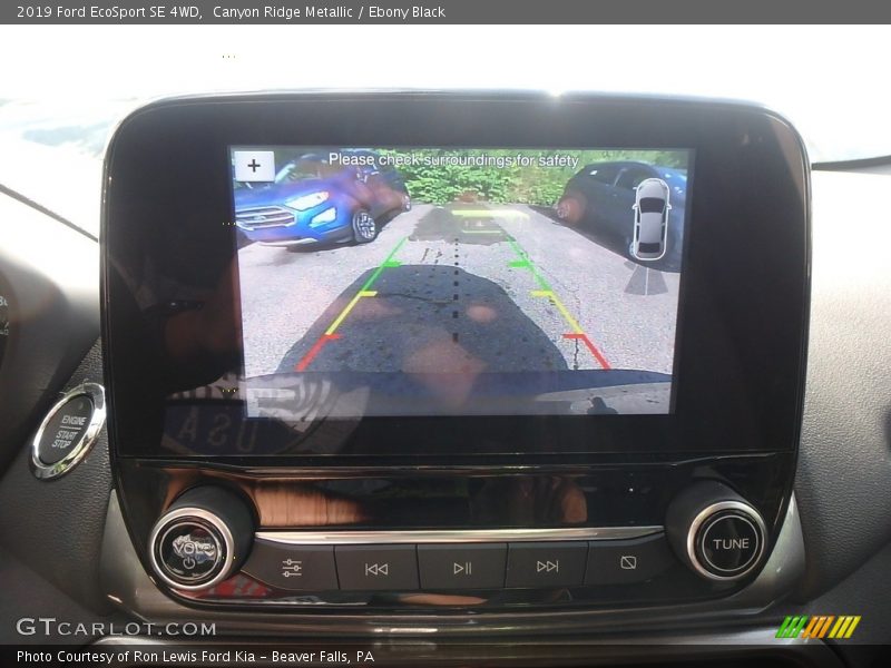 Canyon Ridge Metallic / Ebony Black 2019 Ford EcoSport SE 4WD