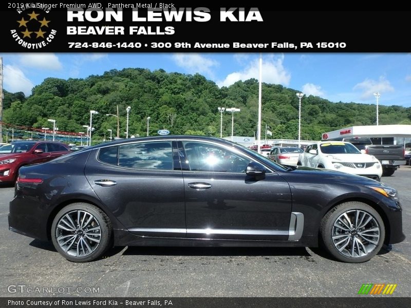 Panthera Metal / Black 2019 Kia Stinger Premium AWD