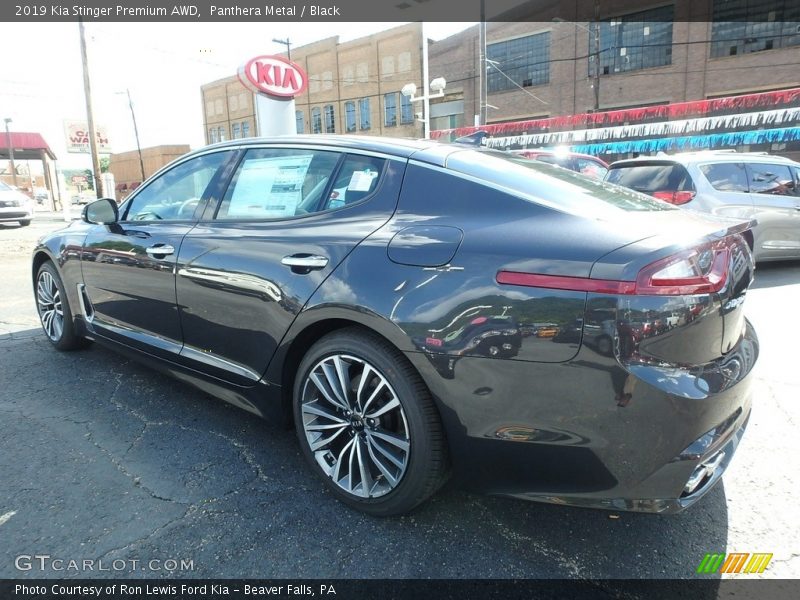 Panthera Metal / Black 2019 Kia Stinger Premium AWD