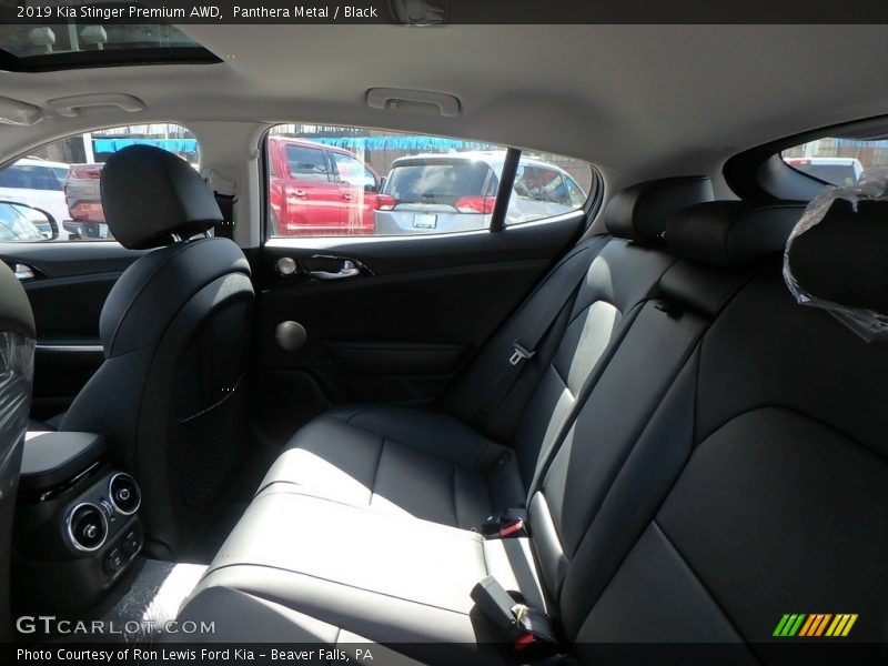 Rear Seat of 2019 Stinger Premium AWD