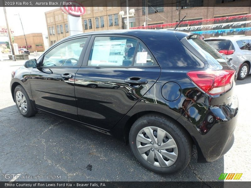 Aurora Black / Black 2019 Kia Rio S