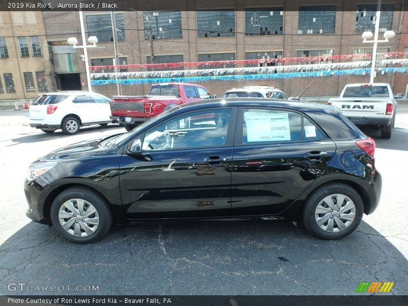 Aurora Black / Black 2019 Kia Rio S