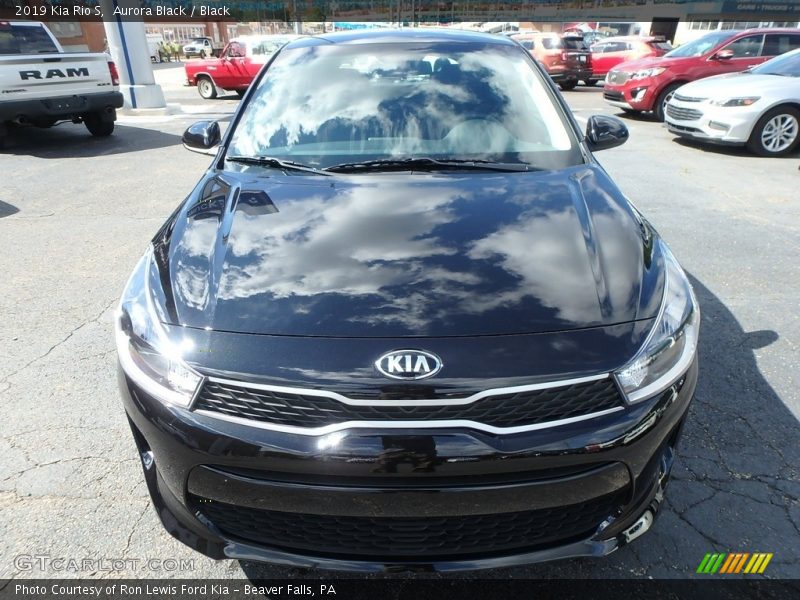 Aurora Black / Black 2019 Kia Rio S