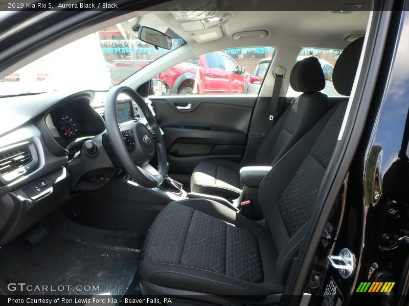 Aurora Black / Black 2019 Kia Rio S