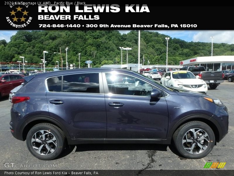 Pacific Blue / Black 2020 Kia Sportage LX AWD