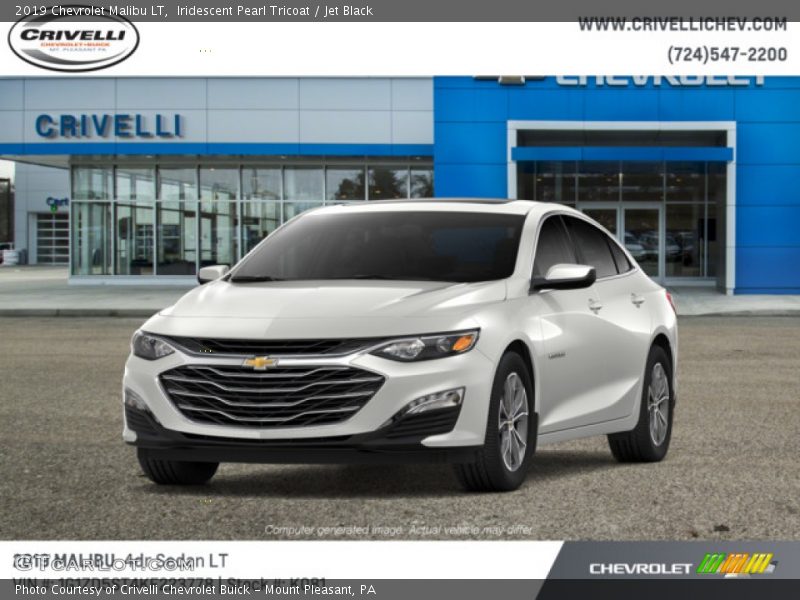 Iridescent Pearl Tricoat / Jet Black 2019 Chevrolet Malibu LT