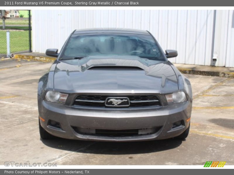 Sterling Gray Metallic / Charcoal Black 2011 Ford Mustang V6 Premium Coupe