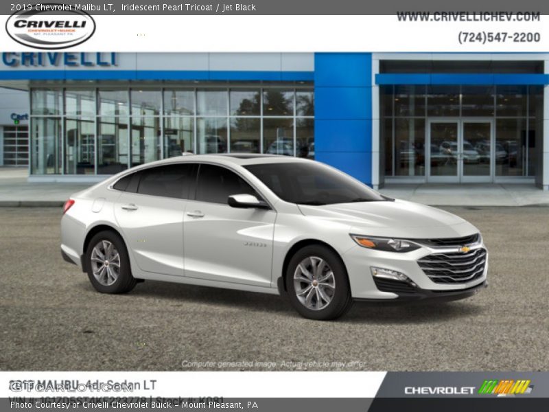 Iridescent Pearl Tricoat / Jet Black 2019 Chevrolet Malibu LT