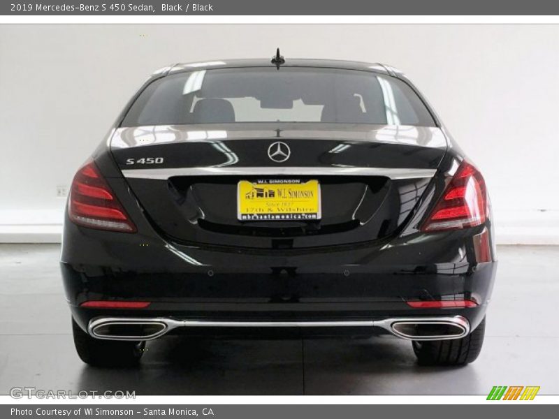 Black / Black 2019 Mercedes-Benz S 450 Sedan