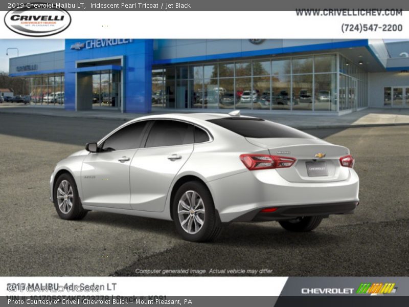 Iridescent Pearl Tricoat / Jet Black 2019 Chevrolet Malibu LT