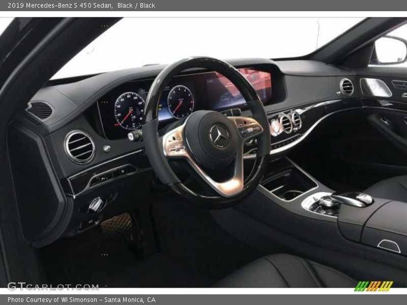 Black / Black 2019 Mercedes-Benz S 450 Sedan
