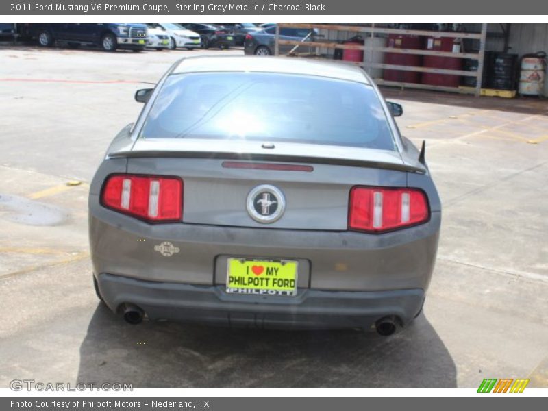 Sterling Gray Metallic / Charcoal Black 2011 Ford Mustang V6 Premium Coupe