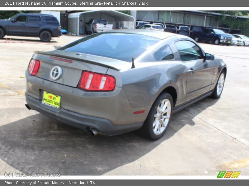 Sterling Gray Metallic / Charcoal Black 2011 Ford Mustang V6 Premium Coupe