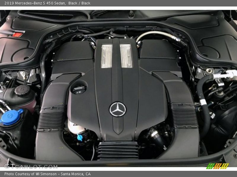 Black / Black 2019 Mercedes-Benz S 450 Sedan