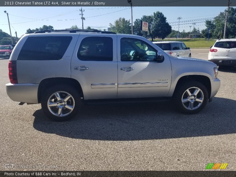 Silver Ice Metallic / Ebony 2013 Chevrolet Tahoe LTZ 4x4
