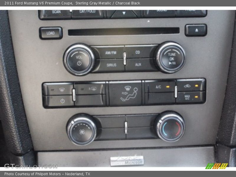 Sterling Gray Metallic / Charcoal Black 2011 Ford Mustang V6 Premium Coupe