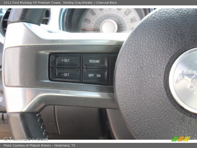 Sterling Gray Metallic / Charcoal Black 2011 Ford Mustang V6 Premium Coupe