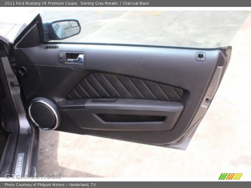 Sterling Gray Metallic / Charcoal Black 2011 Ford Mustang V6 Premium Coupe