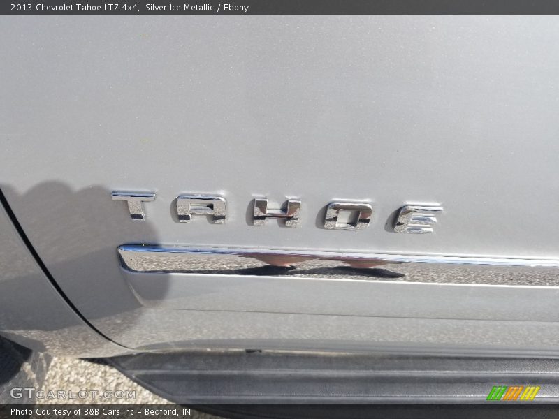 Silver Ice Metallic / Ebony 2013 Chevrolet Tahoe LTZ 4x4