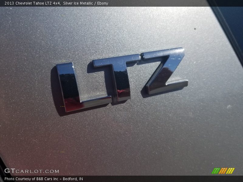 Silver Ice Metallic / Ebony 2013 Chevrolet Tahoe LTZ 4x4