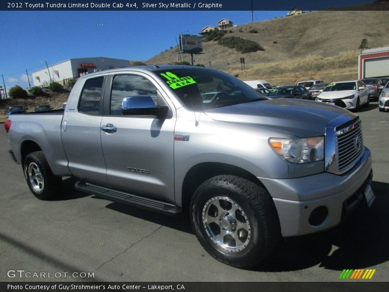 Silver Sky Metallic / Graphite 2012 Toyota Tundra Limited Double Cab 4x4