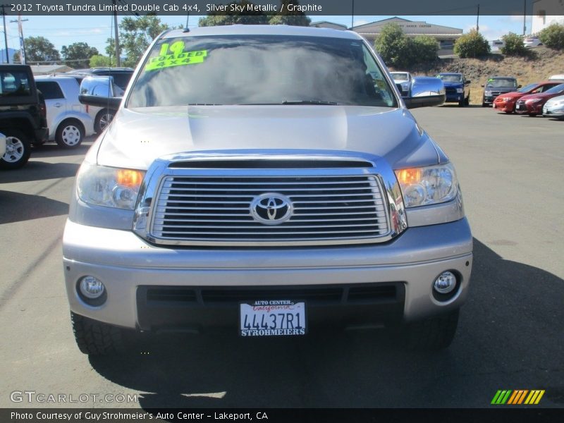 Silver Sky Metallic / Graphite 2012 Toyota Tundra Limited Double Cab 4x4