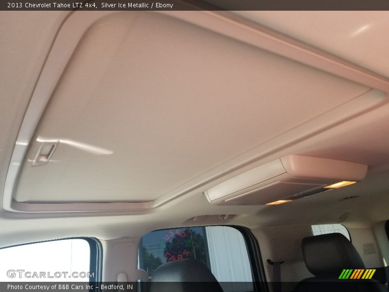 Silver Ice Metallic / Ebony 2013 Chevrolet Tahoe LTZ 4x4