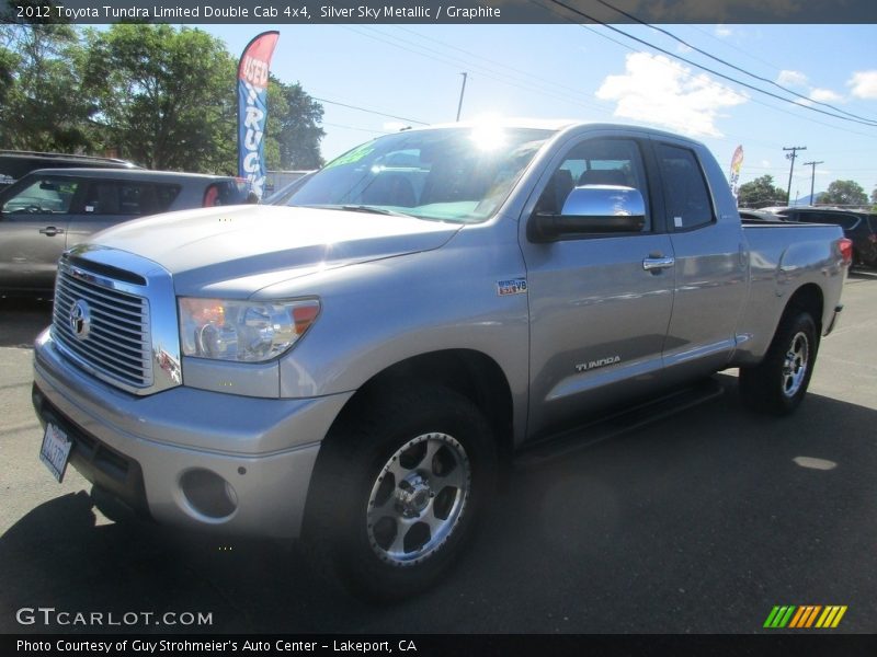 Silver Sky Metallic / Graphite 2012 Toyota Tundra Limited Double Cab 4x4