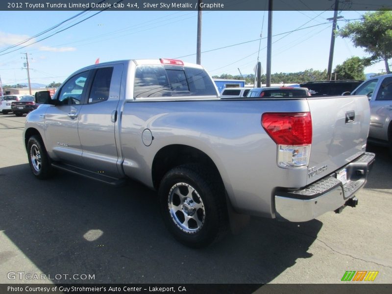 Silver Sky Metallic / Graphite 2012 Toyota Tundra Limited Double Cab 4x4