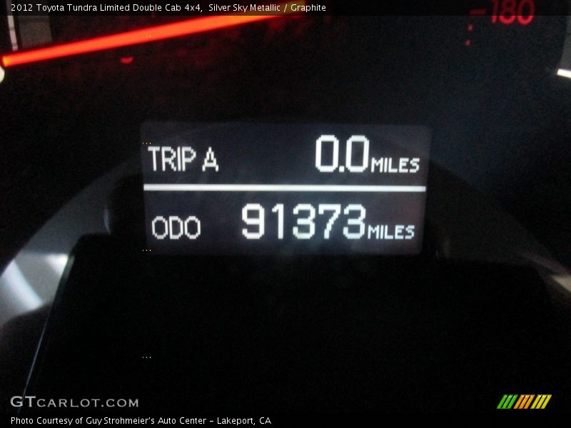 Silver Sky Metallic / Graphite 2012 Toyota Tundra Limited Double Cab 4x4