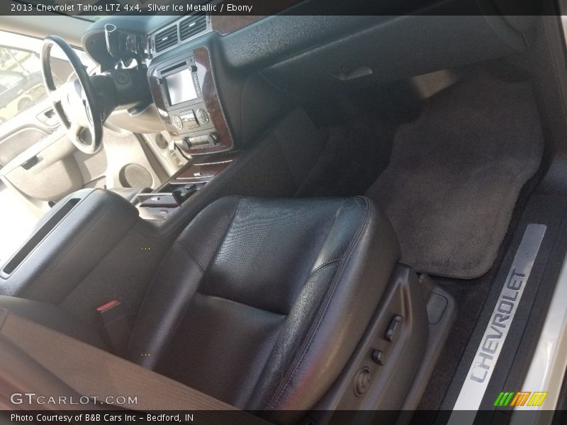 Silver Ice Metallic / Ebony 2013 Chevrolet Tahoe LTZ 4x4