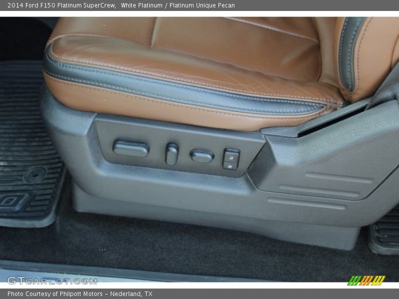White Platinum / Platinum Unique Pecan 2014 Ford F150 Platinum SuperCrew