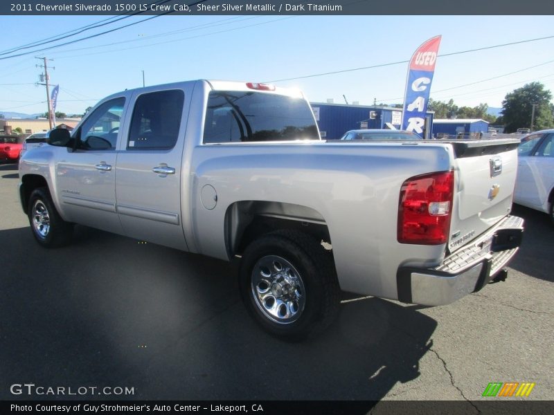 Sheer Silver Metallic / Dark Titanium 2011 Chevrolet Silverado 1500 LS Crew Cab