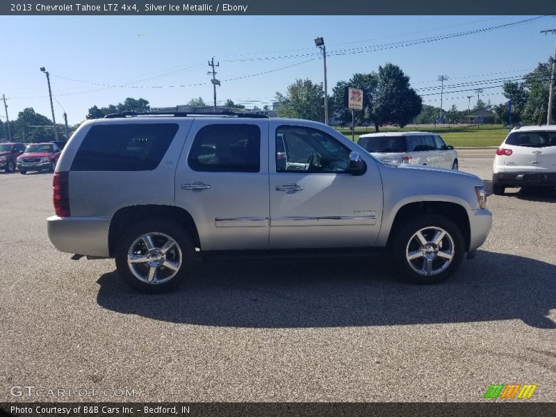Silver Ice Metallic / Ebony 2013 Chevrolet Tahoe LTZ 4x4