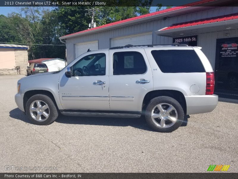 Silver Ice Metallic / Ebony 2013 Chevrolet Tahoe LTZ 4x4