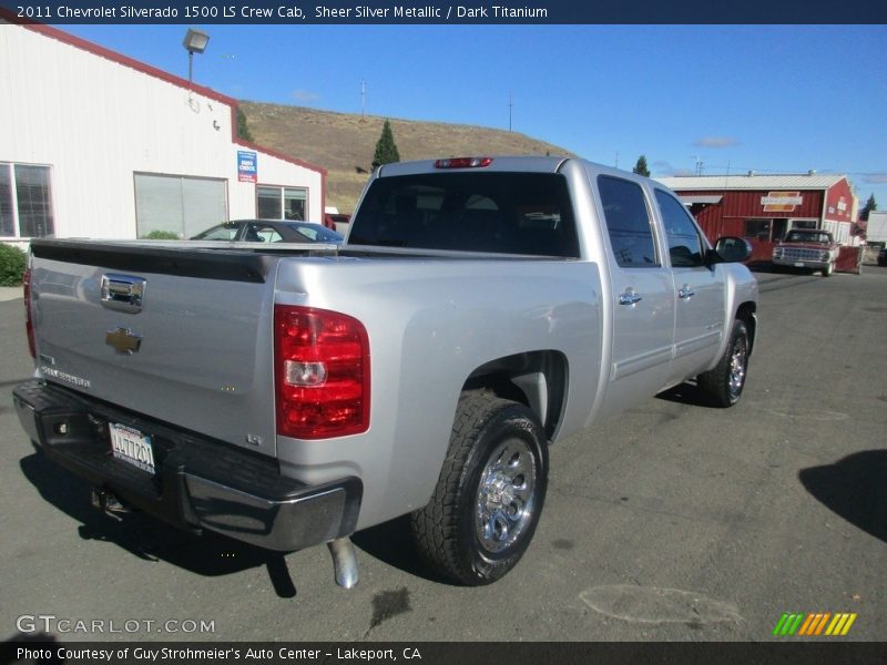 Sheer Silver Metallic / Dark Titanium 2011 Chevrolet Silverado 1500 LS Crew Cab