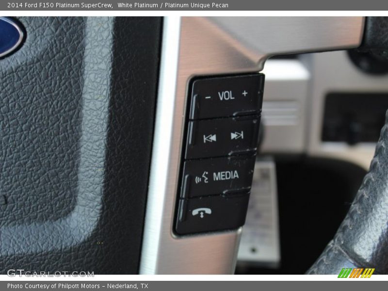White Platinum / Platinum Unique Pecan 2014 Ford F150 Platinum SuperCrew