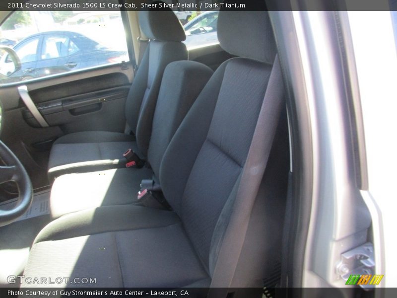 Sheer Silver Metallic / Dark Titanium 2011 Chevrolet Silverado 1500 LS Crew Cab