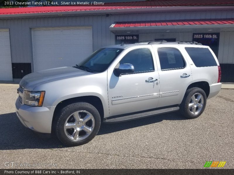 Silver Ice Metallic / Ebony 2013 Chevrolet Tahoe LTZ 4x4