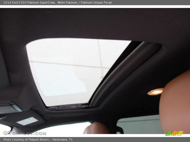 White Platinum / Platinum Unique Pecan 2014 Ford F150 Platinum SuperCrew