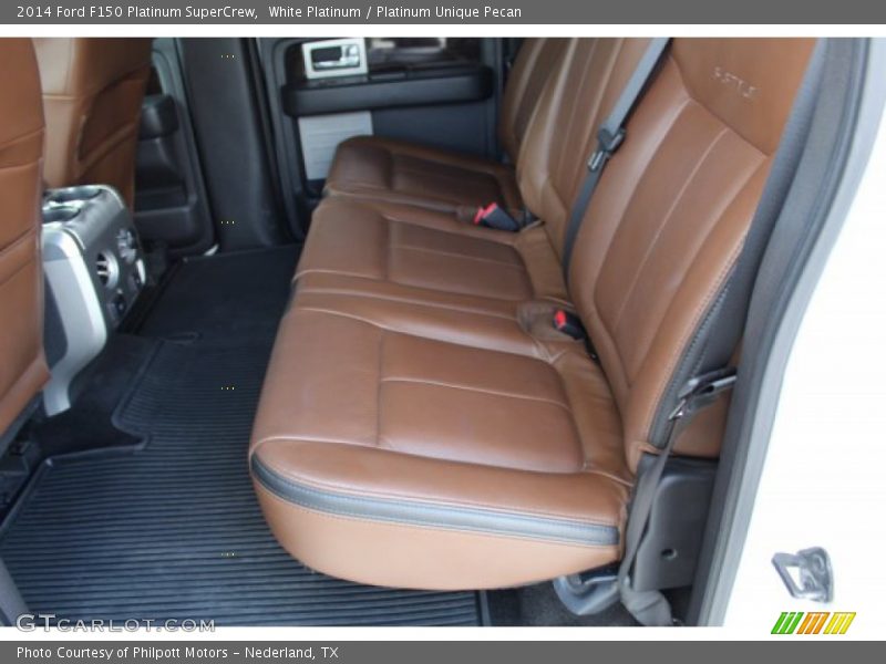 White Platinum / Platinum Unique Pecan 2014 Ford F150 Platinum SuperCrew